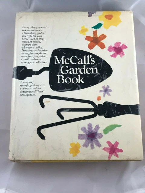 1968  McCall's Garden Book  Deluxe Edition  Gretchen Fischer Harshbarger HC/DJ