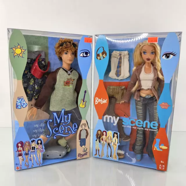 Barbie My Scene BARBIE & BRYANT Doll Set My City My Style Teen Fashion B3214 NEW