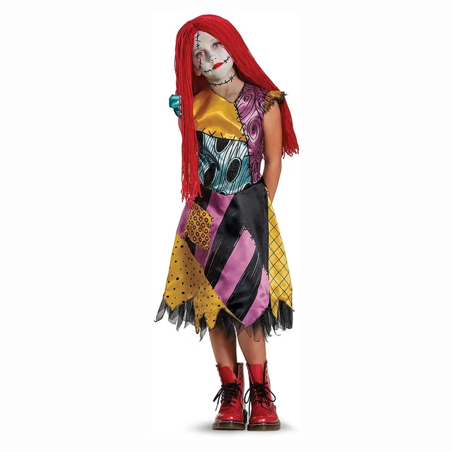 Nightmare Before Christmas Sally Deluxe Child Girls Costume