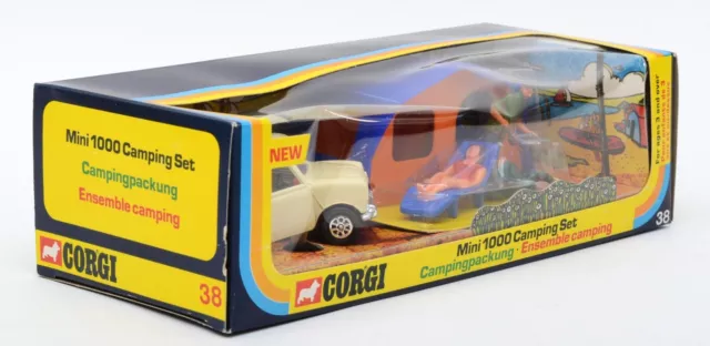 Corgi Gift set number 38 Mini 1000 Camping set boxed (L202)