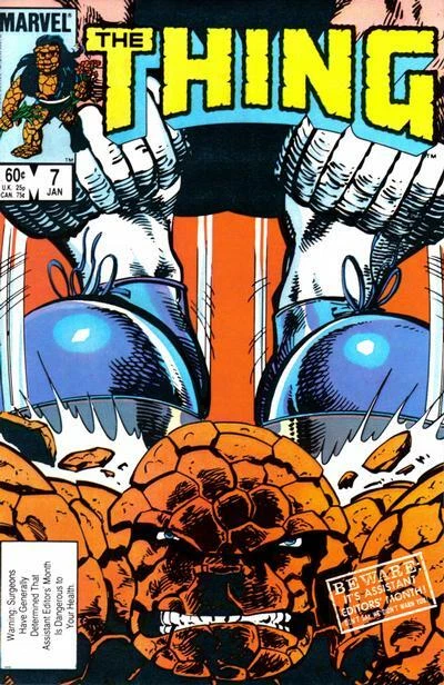 The Thing #7 Jan 1984 Marvel Comic Book (FN+)