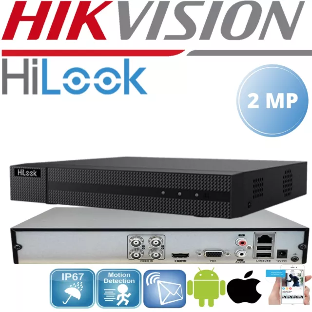 Hikvision Hilook Dvr-204G-F1 4Ch Turbo Hd 2Mp 1080P Tvi Ahd Cctv Video Cctv Dvr