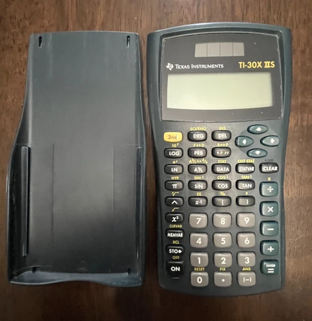 TEXAS INSTRUMENTS TI30X IIS Scientific Calculator Solar Powered with