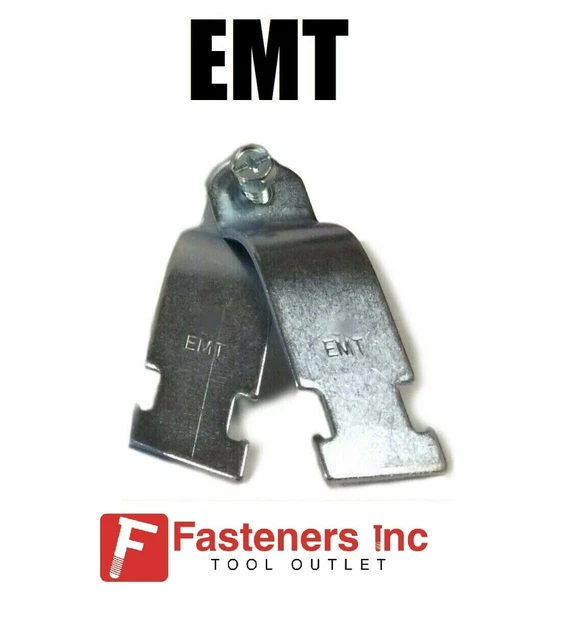 EMT CONDUIT STRUT Chanel Pipe Clamp for Unistrut Channel Zinc - Choose ...