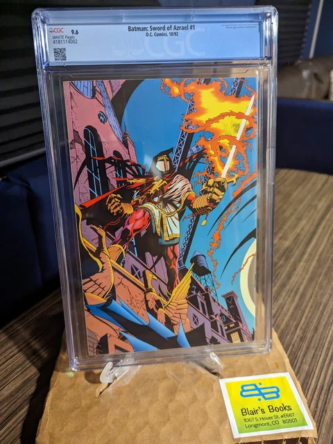 DC's Vintage BATMAN: SWORD OF AZRAEL #1 CGC-Graded 9.6 [1992] 1st Azrael 2