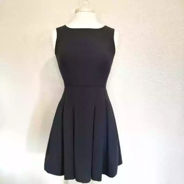 Shoshanna Navy Blue Fit & Flare Dress