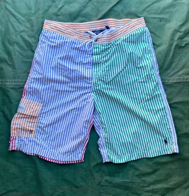 1980s 90s Polo ralph lauren PRL fun shirt style swimshorts  large 38"
