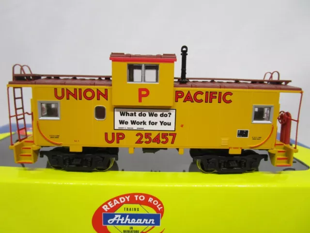 Athearn HO Scale UP Union Pacific Wide Vision Caboose Car #25457 NOS 75173