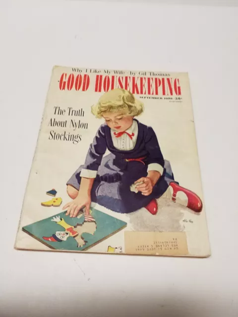 Vintage "Good Housekeeping Magazine"- Sept. '1950'