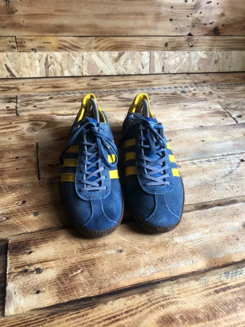 VINTAGE 70 S ADIDAS stockholm blue suede US 7 uk 6 142.70