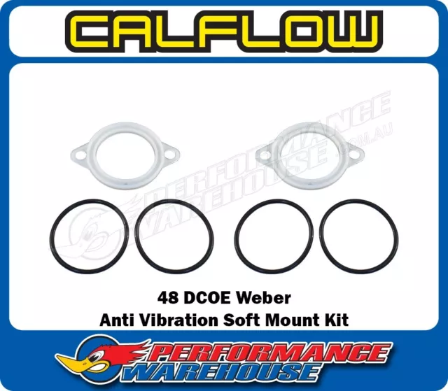 Nylon Anti Vibration Soft Mount Kit suits 48 DCOE Sidedraft Weber Carburettor