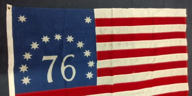 Americana Vintage REMINGTON USA FLAG 13 STARS 76 Flag  1776 - 1976 PERFECT GIFT
