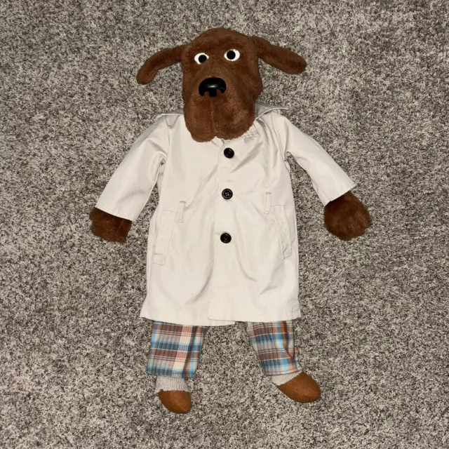 Vintage McGruff the Crime Dog Puppet 80s Coat No Shoes Belt XL 26" Plush Stain