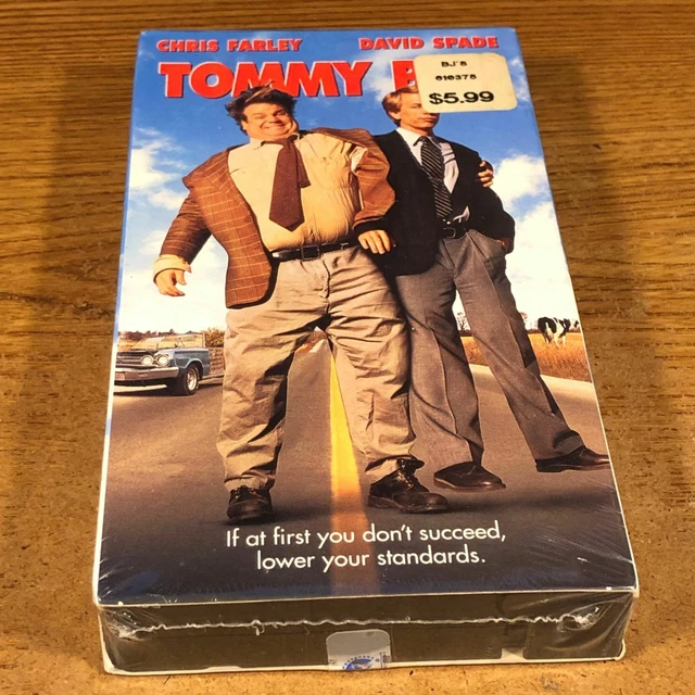 TOMMY BOY VHS VCR Video Tape New / Sealed David Spade Chris Farley 20.