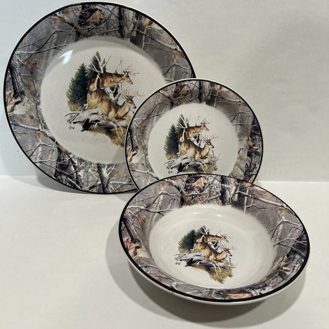 Camo clearance dinnerware set
