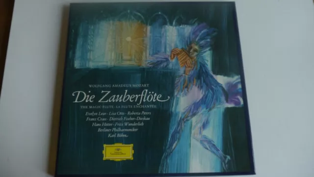 Wolfgang Amadeus Mozart : Die Zauberflöte - Karl Böhm - 3 LP Box