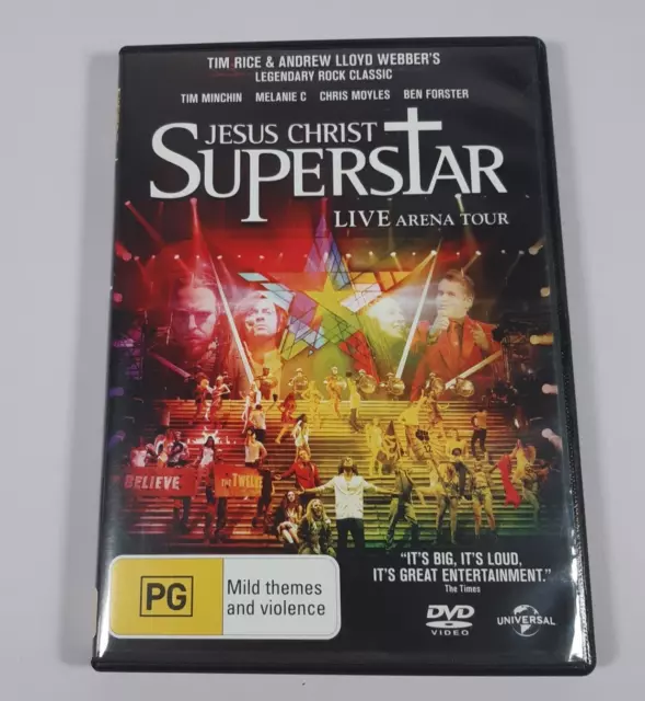 Jesus Christ Superstar Live Arena Tour Movie PAL PG DVD Region 4 VGC