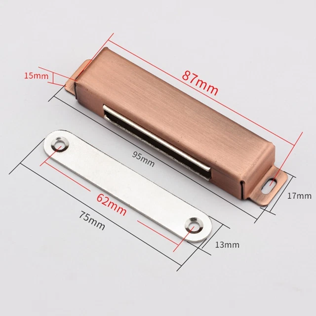 TAPPO PORTA MAGNETICO in acciaio inox cassaforte per bambini impedisce