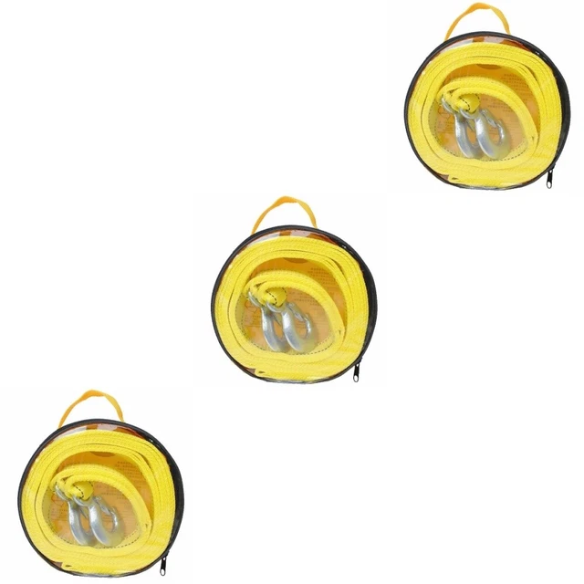 3 pcs Corda Corda di Traino della vettura Heavy Duty Cinghie per Verricello