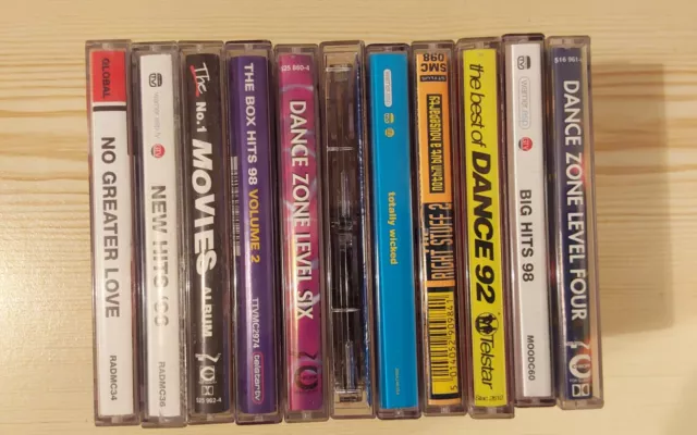 Cassette Tapes Bundle Mixed Job Lot Various Artists