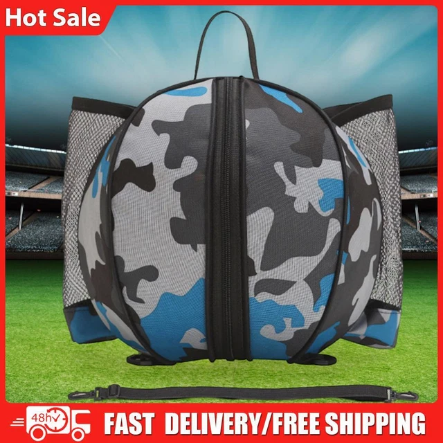 Round Shaped Volleyball Storage Pouch Portable Oxford Elastic for Outdoor Sports