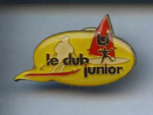 Rare Pins Pin's  .. Sport Planche Voile Windsurf Ski Skiing ¤2T