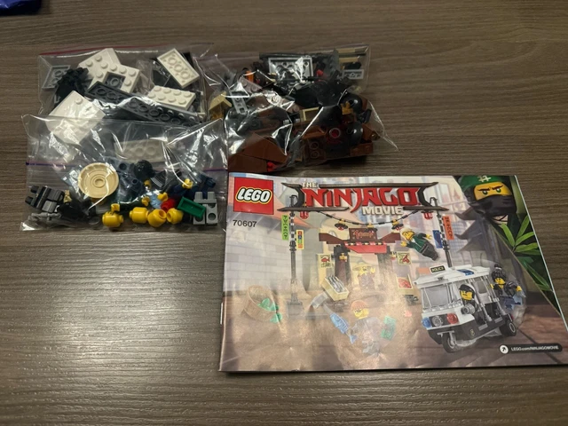LEGO 70607 NINJAGO Movie Police Tuc-Tuc +Ins No Minifigures Or