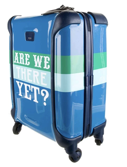 TUMI Jonathan Adler ARE WE THERE YET Vapor Spinner Carry Suitcase Luggage RARE