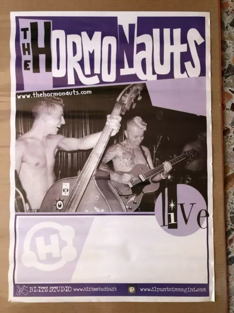 The Hormonauts tour poster manifesto 50 X 70 CM rockabilly r'n'r Velvet Slego