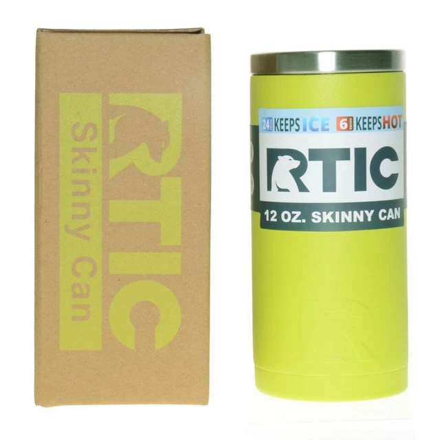RTIC 12oz Vacuum-Insulated Skinny Can Holder  - 5 Color Options