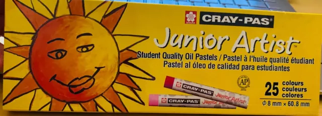 Sakura Cray-Pas Junior Artist Student Quality Oil Pastels 25 Colors