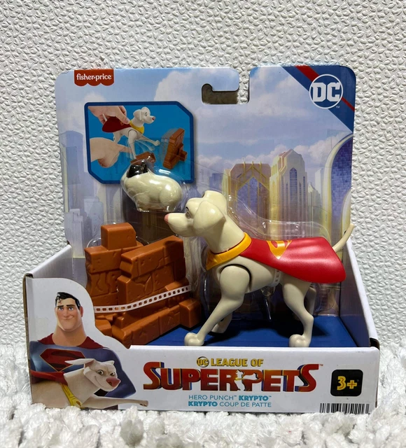 FISHERPRICE DC LEAGUE Of SuperPets Hero Punch Krypto Figure *BRAND