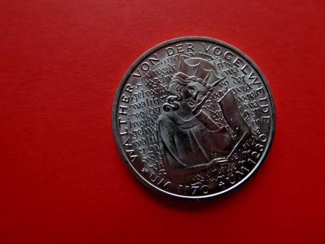 5 DM- Münze, Walther von der Vogelweide, 1980, D