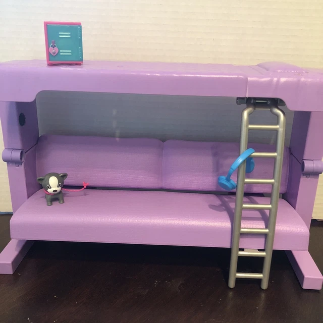BARBIE DREAMHOUSE PURPLE Sofa Couch Converts Bunk Beds Replacement Part
