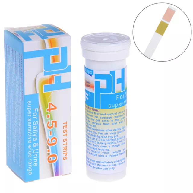 150 Strips bottled ph test paper range ph 4.5-9.0 for urine & saliva indicat_xi