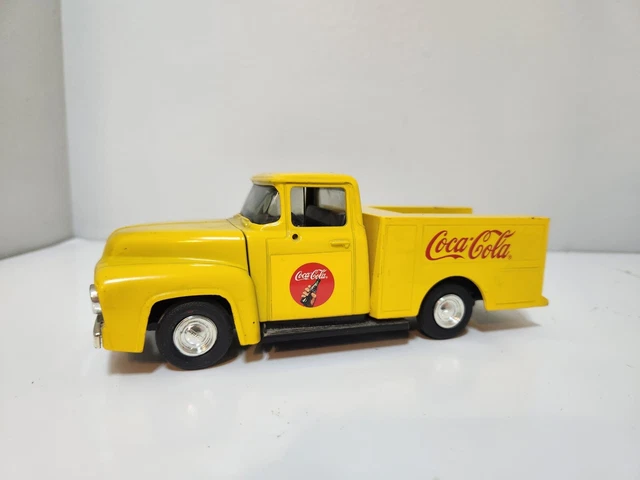 Coca-Cola - Ertl - 1956 Replica Ford Pick-Up Diecast Truck--Bank 1:24