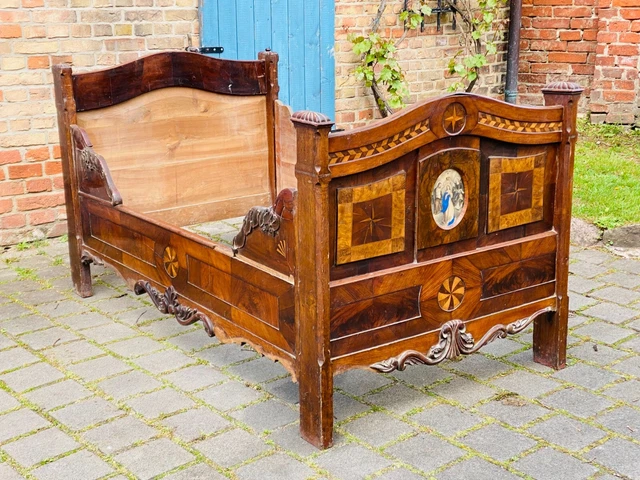 Barockes Bett, Klassizistisch, Empire, München, Ende 18. Jhd.