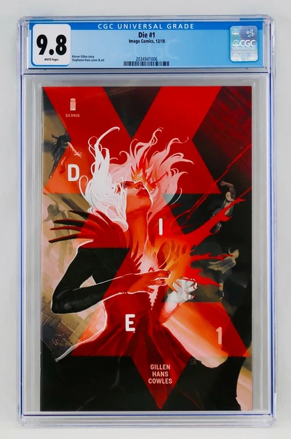 Die #1 CGC 9.8 White Pages Image Comics NM/MT Hot Key Grail First Printing 1st