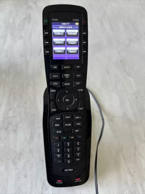 Universal Remote Control (URC) MX-890  With Cradle and Power Adapter