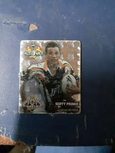 Hot Shot Tazo Rugby League Card Nrl sparkling 2006 Rare scott prince