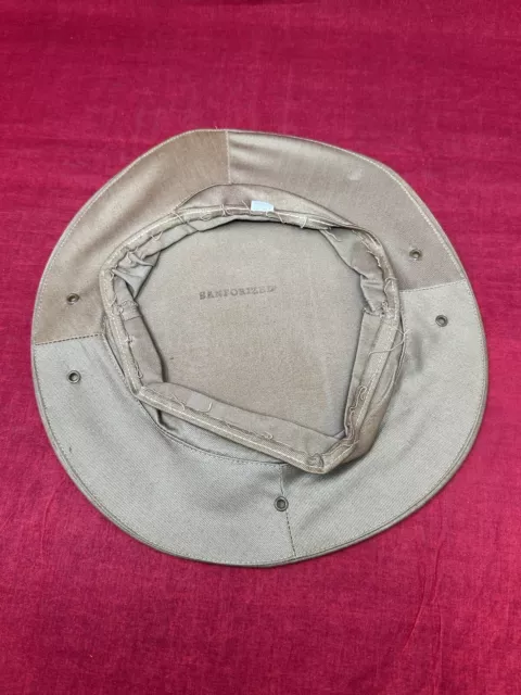 World War II USMC Marine Sanforized Visor Cover Hat - Interchangeable WWII WW2