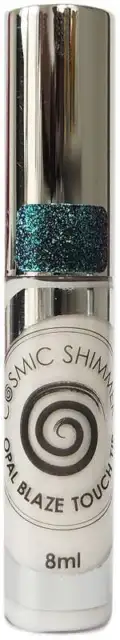 Cosmic Shimmer Opal Blaze Touch Tip 8ml Teal Raspberry