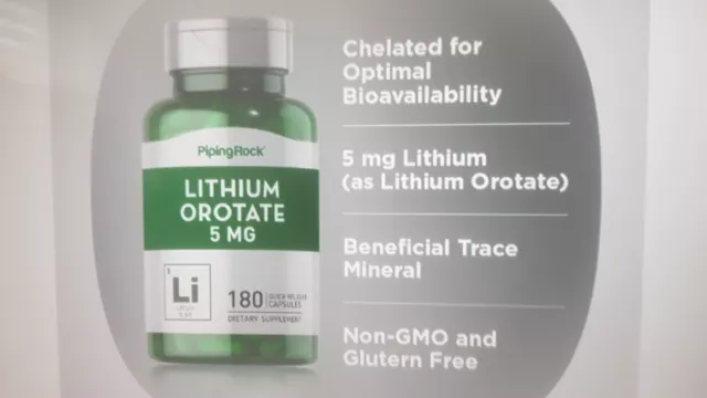 ❤️LITHIUM OROTATE 5mg   180   Stück Veg. Kapseln Sonderpreis ! ❤️❤️❤️