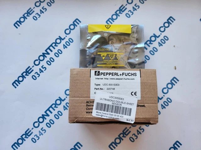 UDC300S3E3/UDC-300-S3E3/220748 SENSORE A ULTRASUONI DOPPIO FOGLIO P+F*PREZZO IVA inclusa