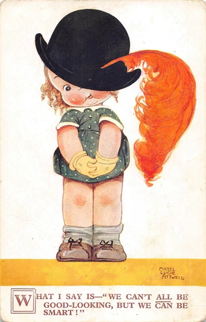 Cpa Illustrateur Signe Mabel Lucie Attwell What I Say Is