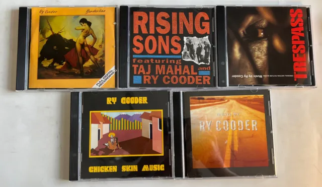 Ry Cooder/Borderline/Rising Sons/Trespass/Chicken Skin Music/Music By Ry 5 CDs