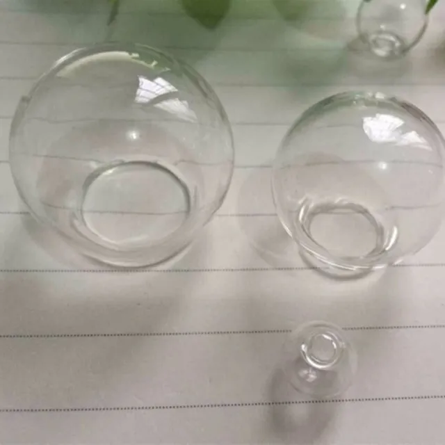 4pcs Transparent Clear Glass Dome Cabochons Ball Crafts For Necklaces Pendants