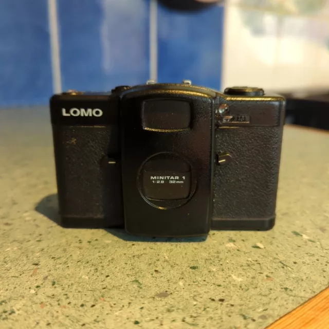 Lomo LC-A 35mm Compact Film Camera with Minitar 1 1:28 32mm Lens