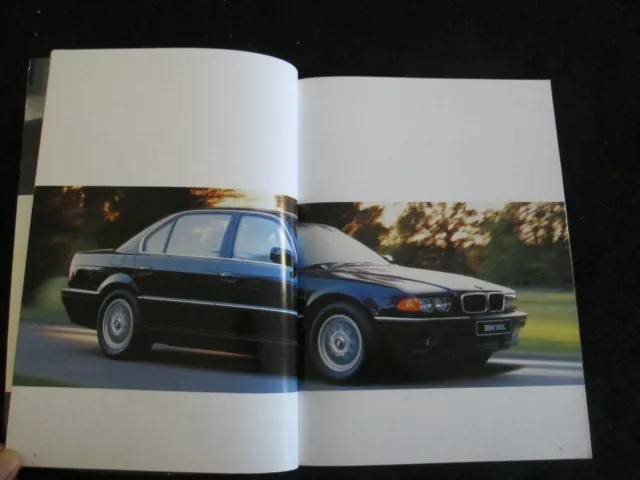 1999 BMW 7 Series US Prestige Brochure '99 740i Sport iL 750iL E38 Sales Catalog 3