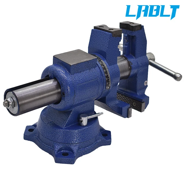 LABLT 4 inch Multipurpose Vise Bench Vise Heavy Duty Multi-Jaw Vise 360-Degree